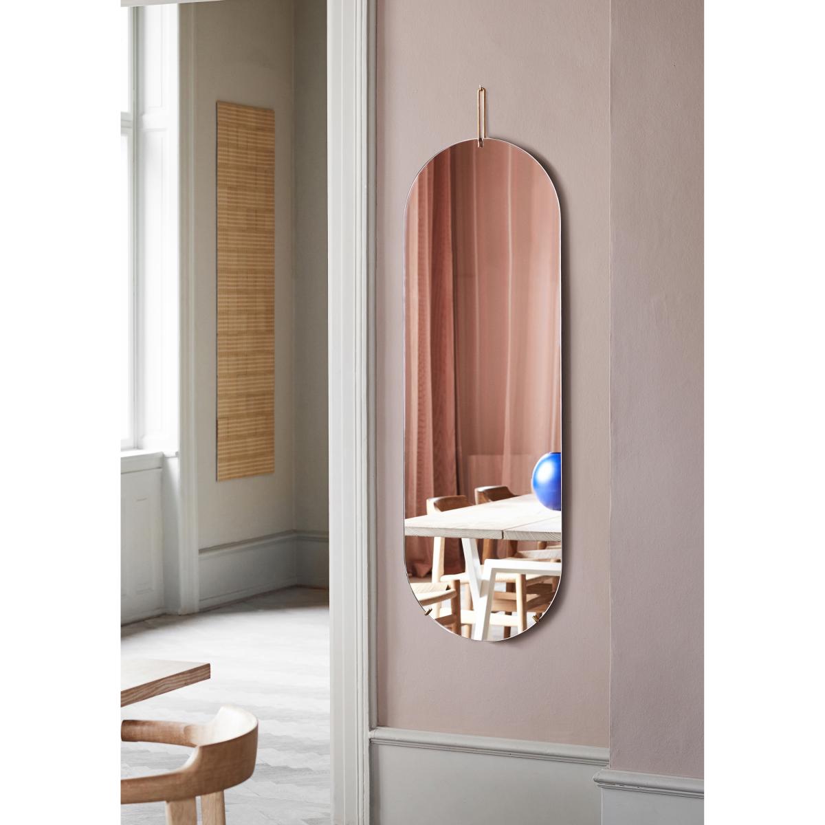 MOEBE Wall mirror 40.4x146.9 cm Brass – image 6