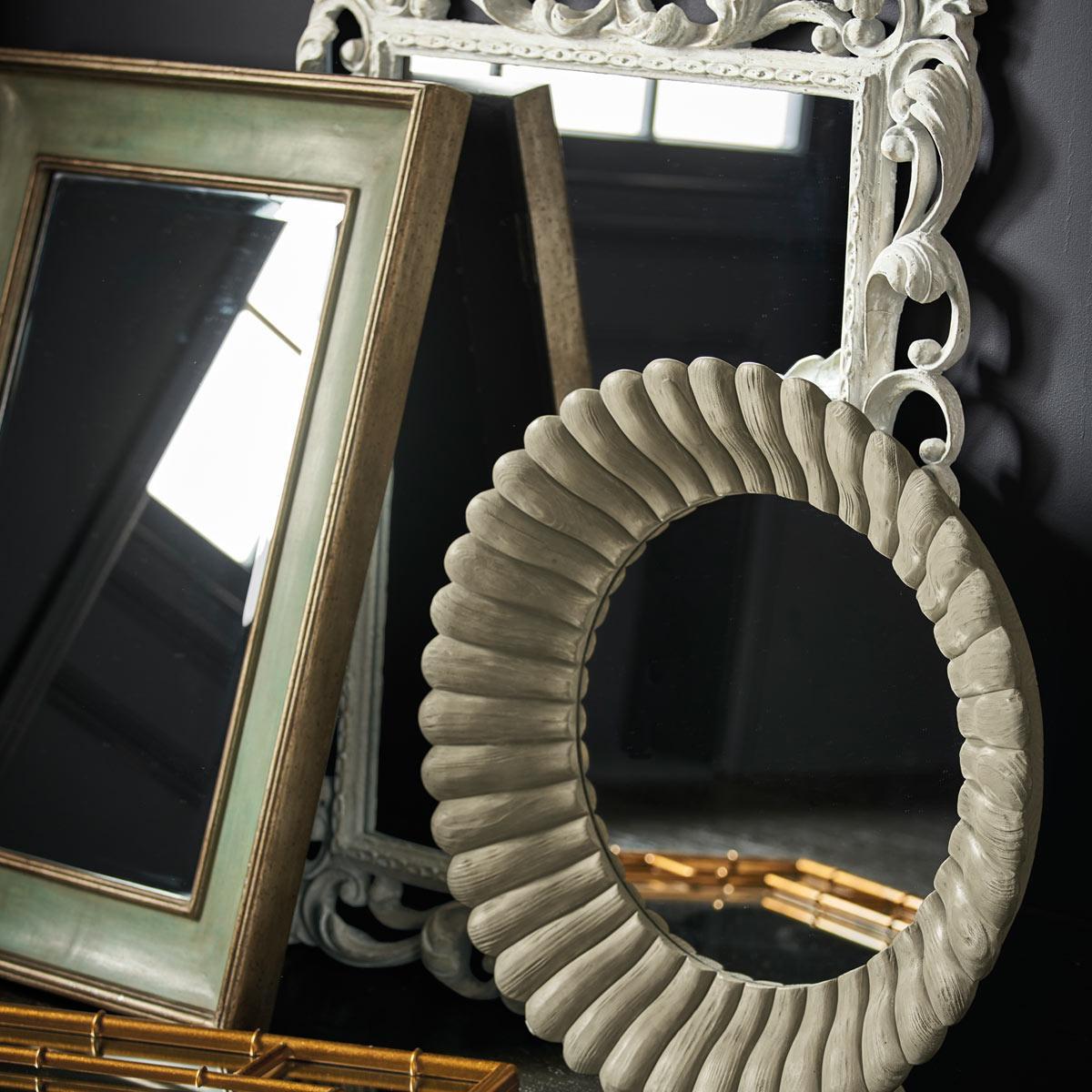 OKA, Pevensie Mirror - Antique Green, Mirrors, Glass/Metal – image 2