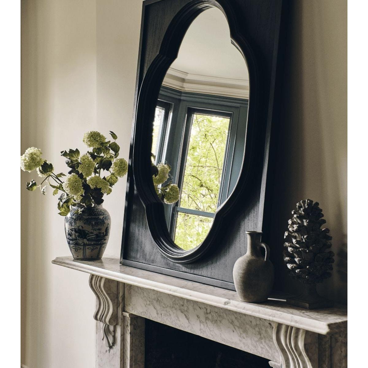 OKA, Seamair Mirror - Black, Mirrors, MDF Glass/Plywood – image 3
