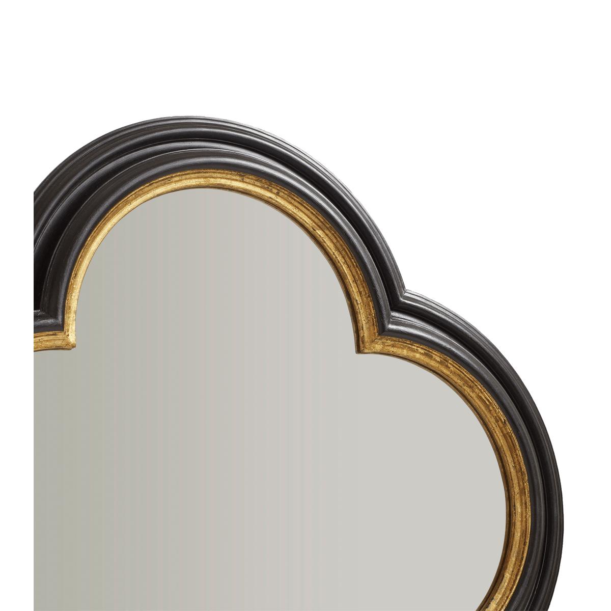 OKA, Oban Clover Mirror - Black, Mirrors, Glass/MDF Wood – image 3