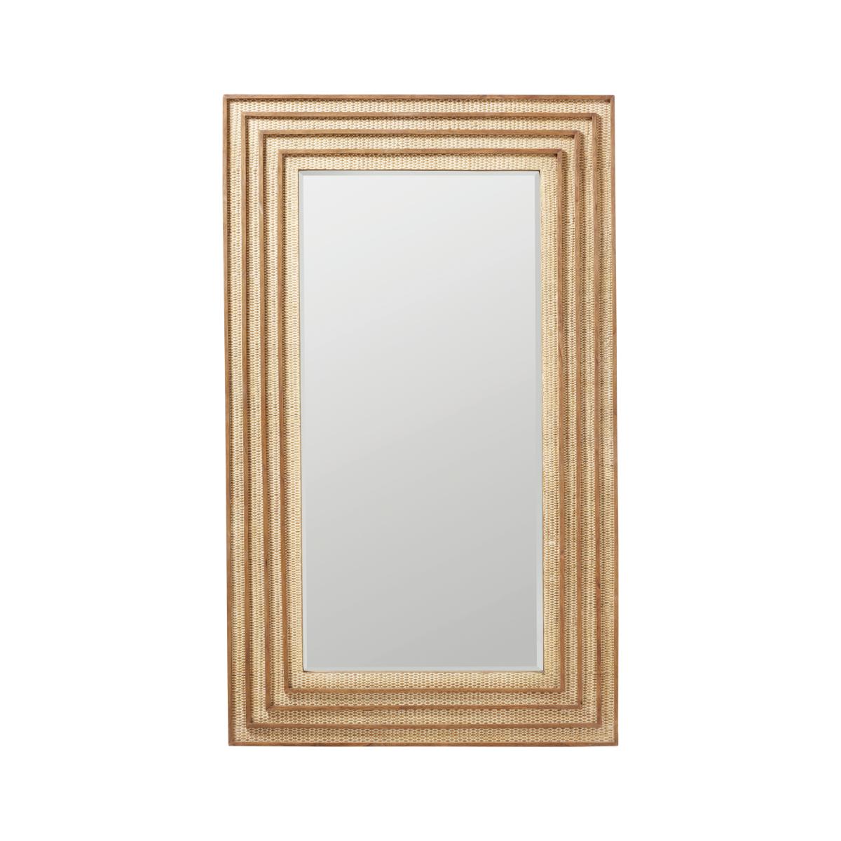 Raphia Mirror - Natural – image 2