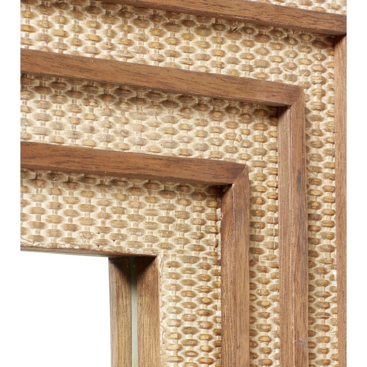 Raphia Mirror - Natural – image 4
