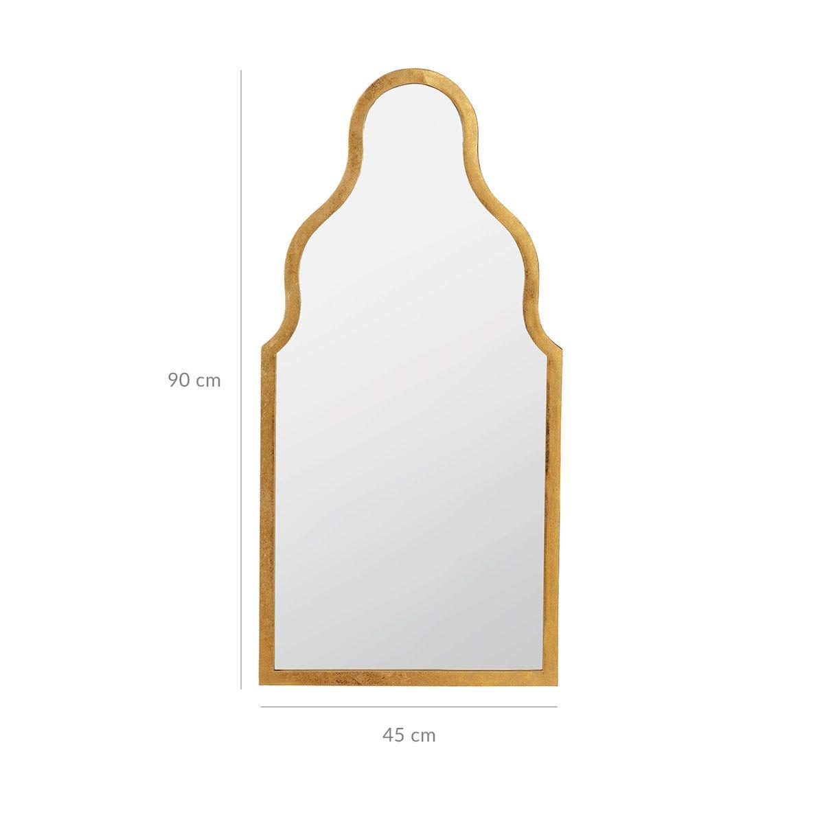 Vellore Mirror - Gold – image 3