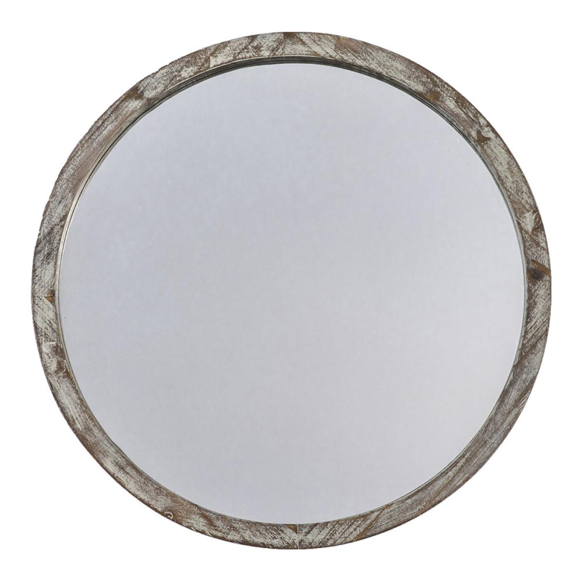 Gallery Interiors Apollo Mirror Round Grey Wash / Large – image 2