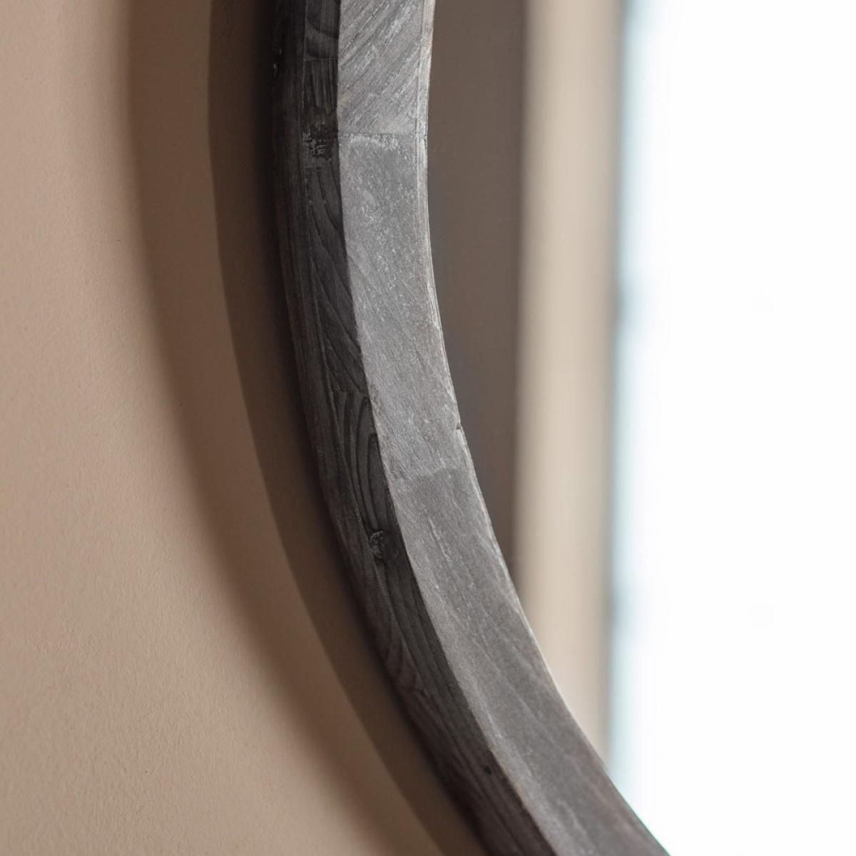 Gallery Interiors Apollo Mirror Round Grey Wash / Large – image 3