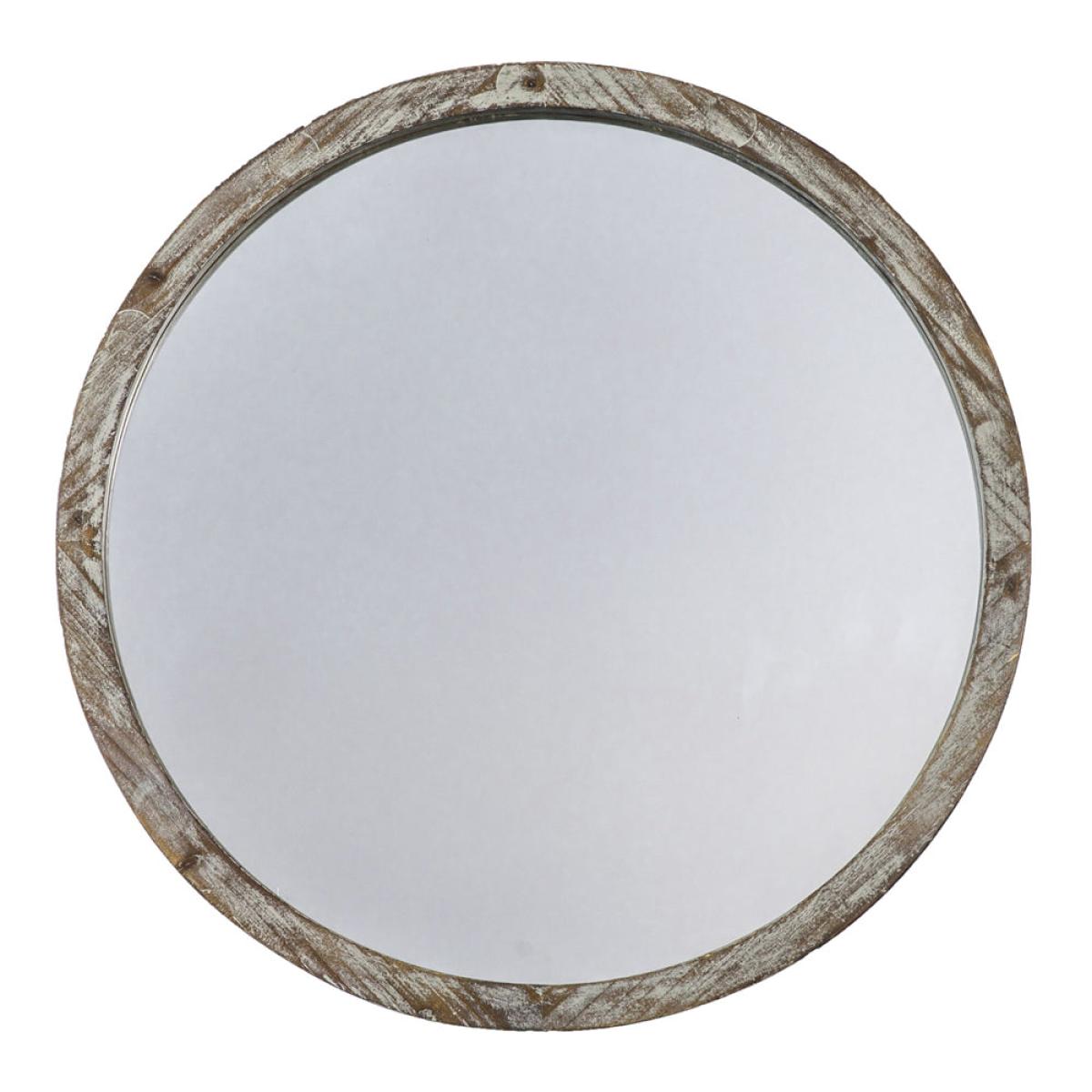 Gallery Interiors Apollo Mirror Round Grey Wash / Large – image 4