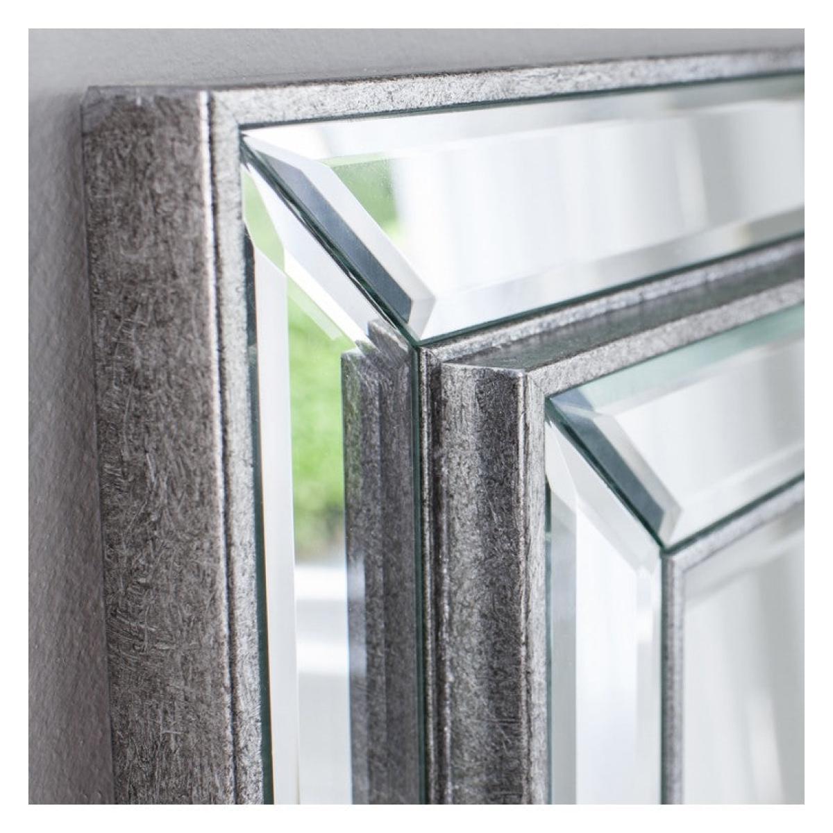 Gallery Direct Chambery Leaner Mirror Pewter – image 2