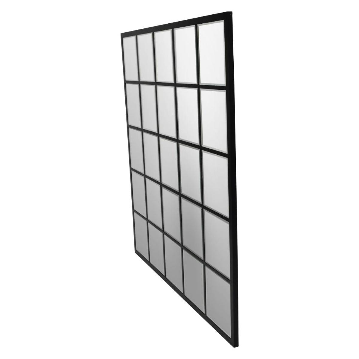 Libra Blakely Square Mirror in Black – image 2
