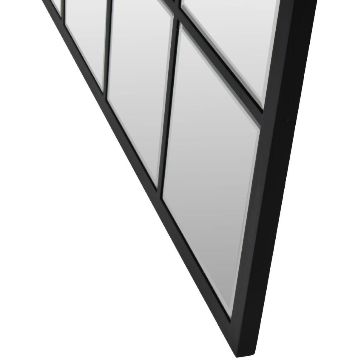 Libra Blakely Square Mirror in Black – image 3