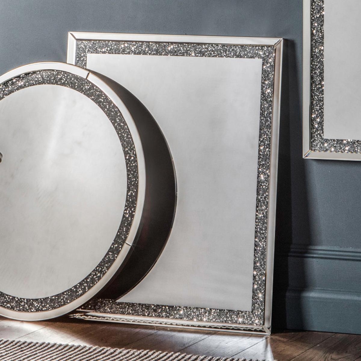 Gallery Interiors Westmoore Mirror / Silver / Full – image 4