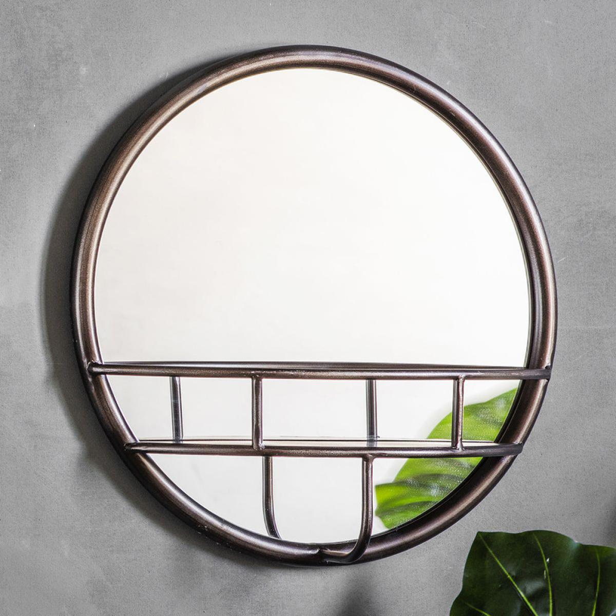 Gallery Interiors Milton Mirror Round – image 2