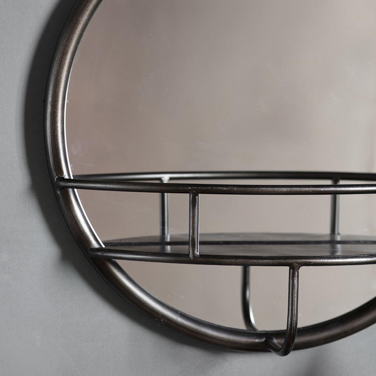 Gallery Interiors Milton Mirror Round – image 3