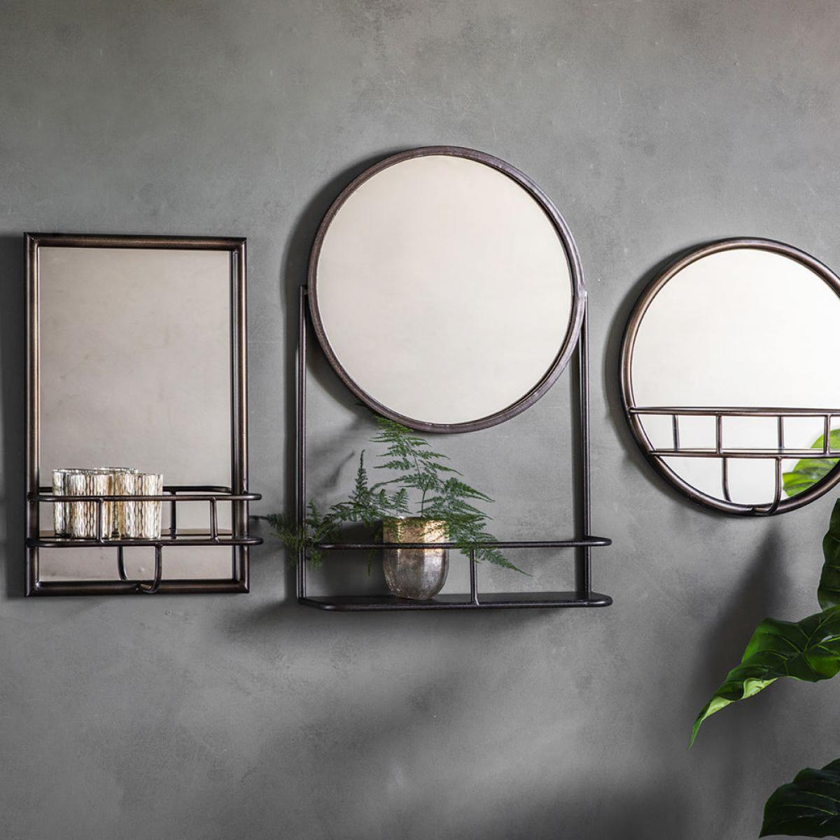 Gallery Interiors Milton Mirror Round – image 4