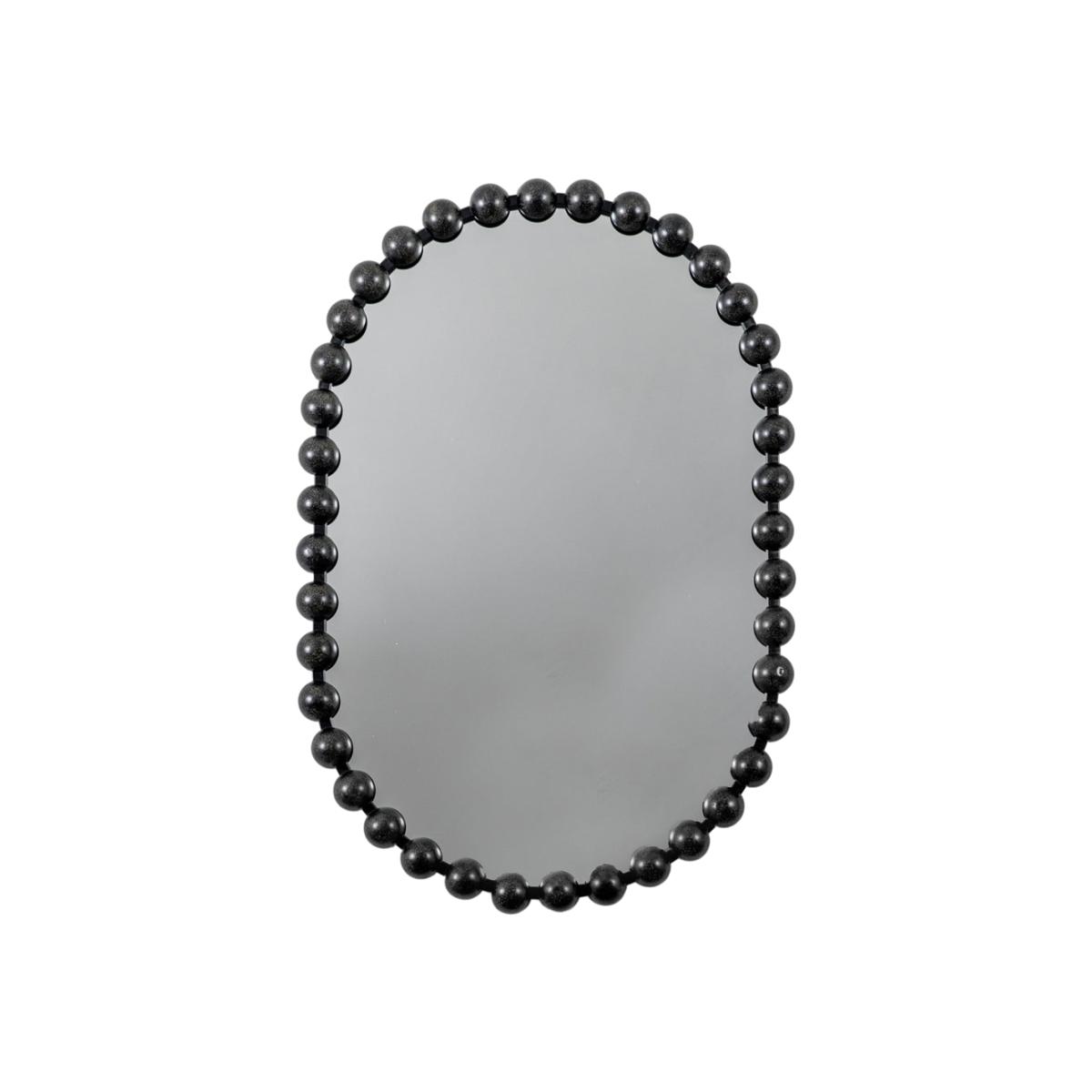 Gallery Interiors Selena Wall Mirror in Black | Outlet – image 1
