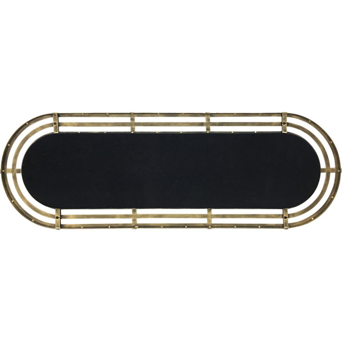 Libra Lalique Oval Gold Metal Wall Mirror / Large – image 3