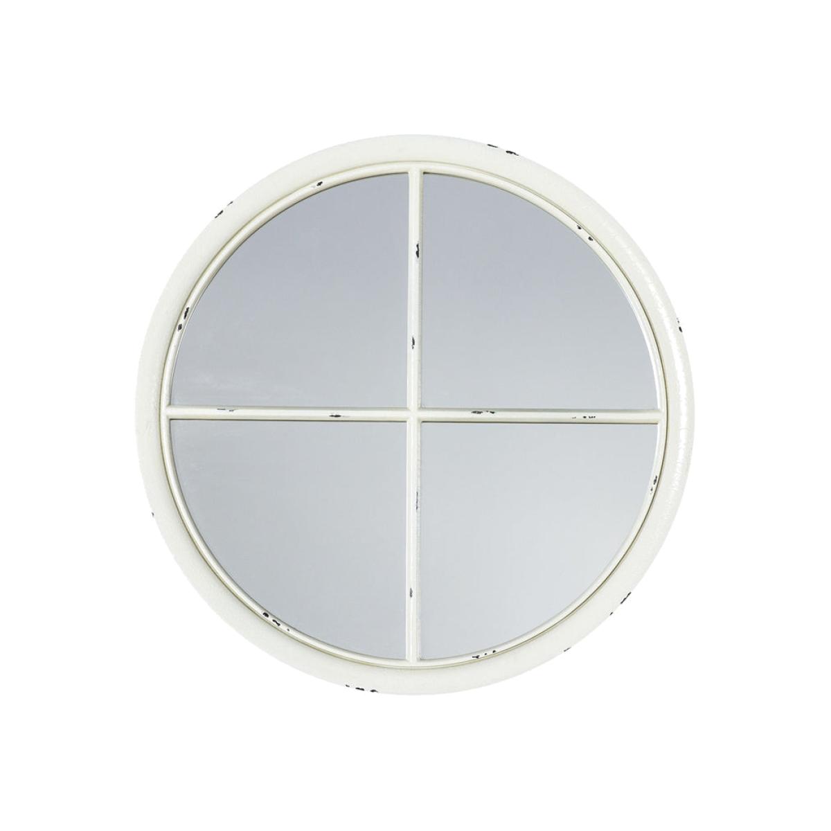 Gallery Interiors Horley White Wall Mirror – image 1