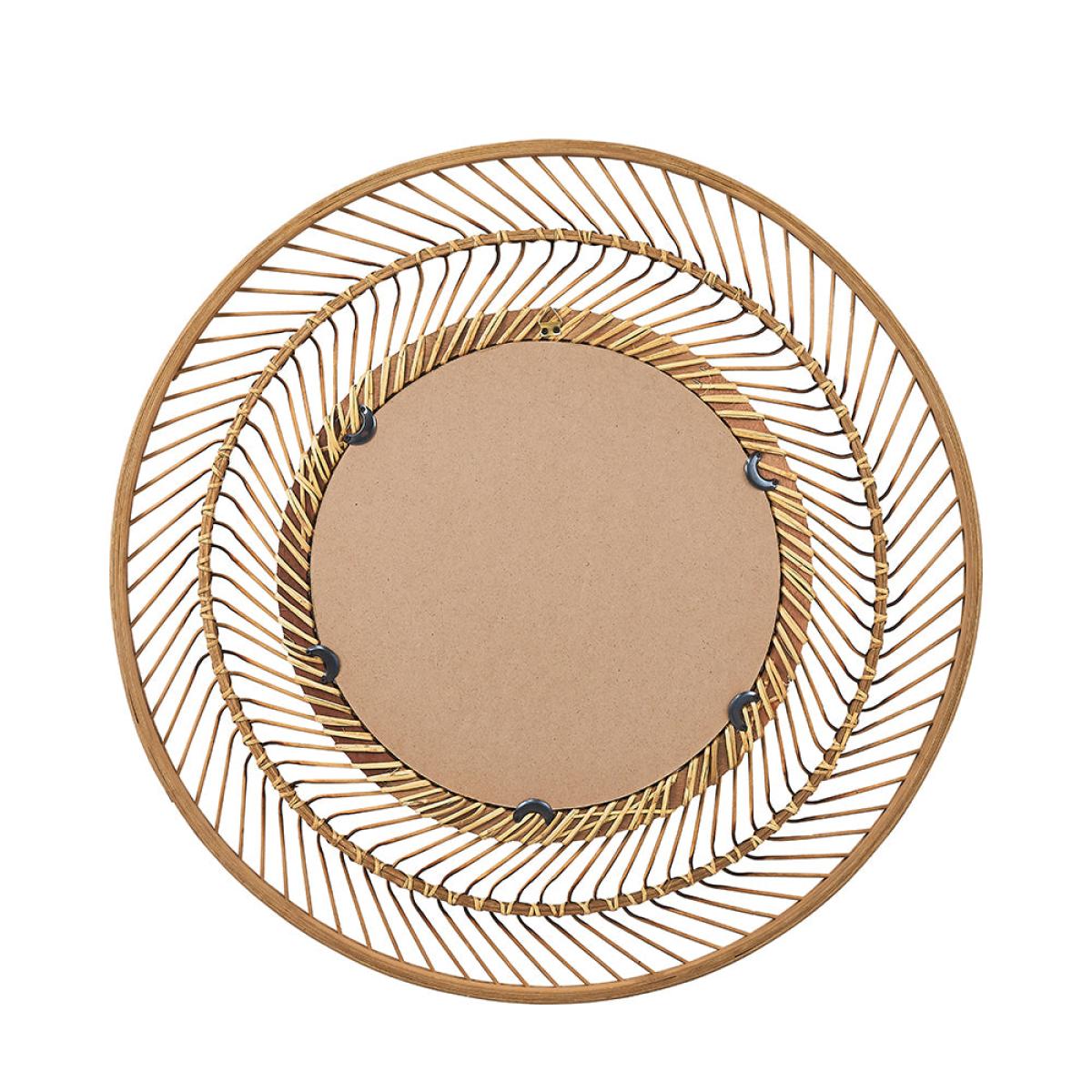Olivia's BoBo Bamboo Round Wall Mirror Small – image 7