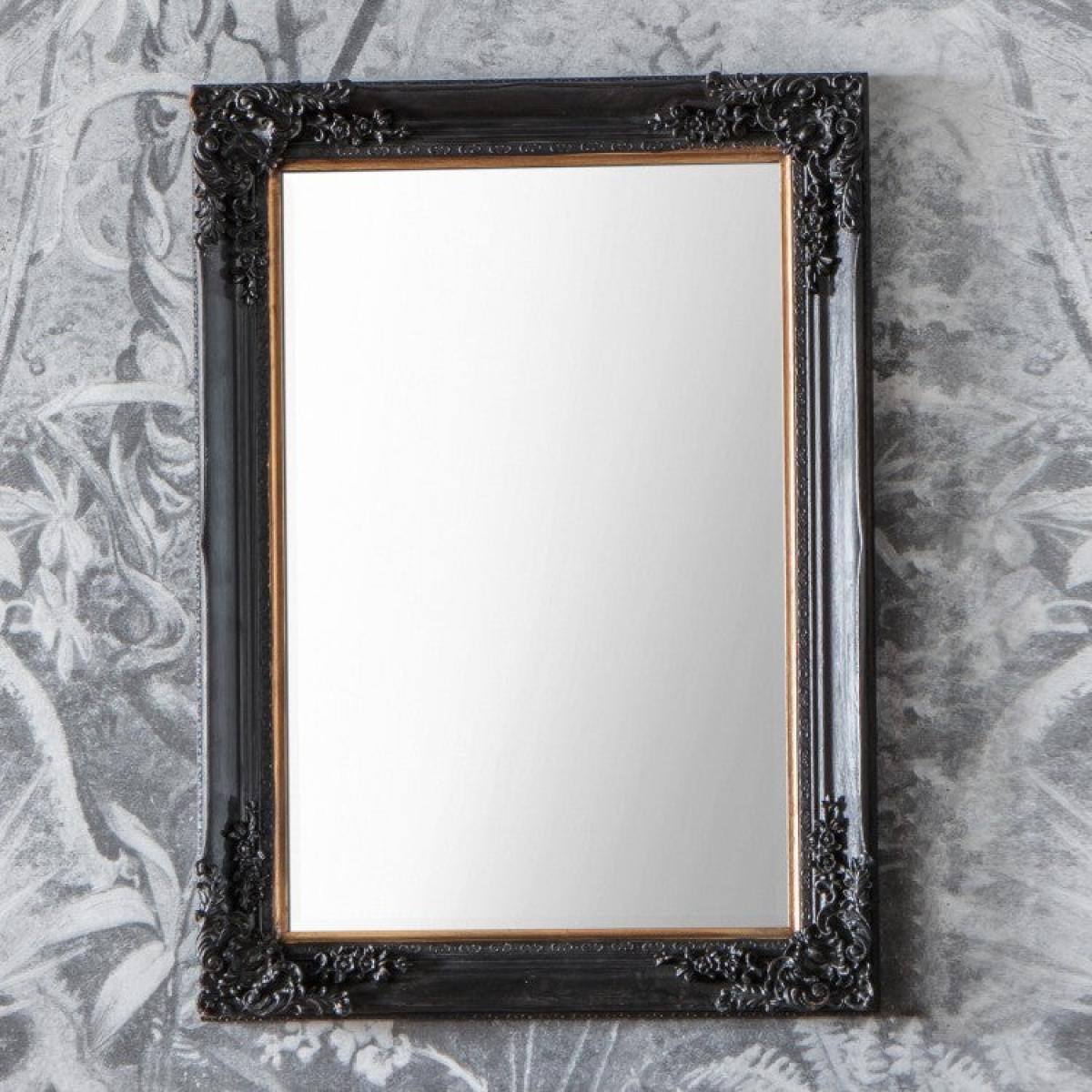 Gallery Direct Harrelson Mirror Antique Black