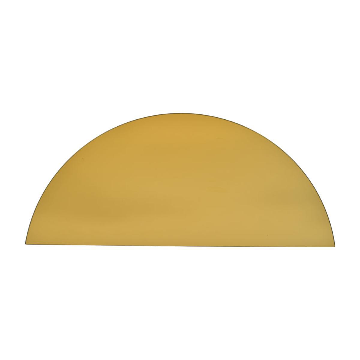 Libra Half Moon Wall Mirror Gold – image 1