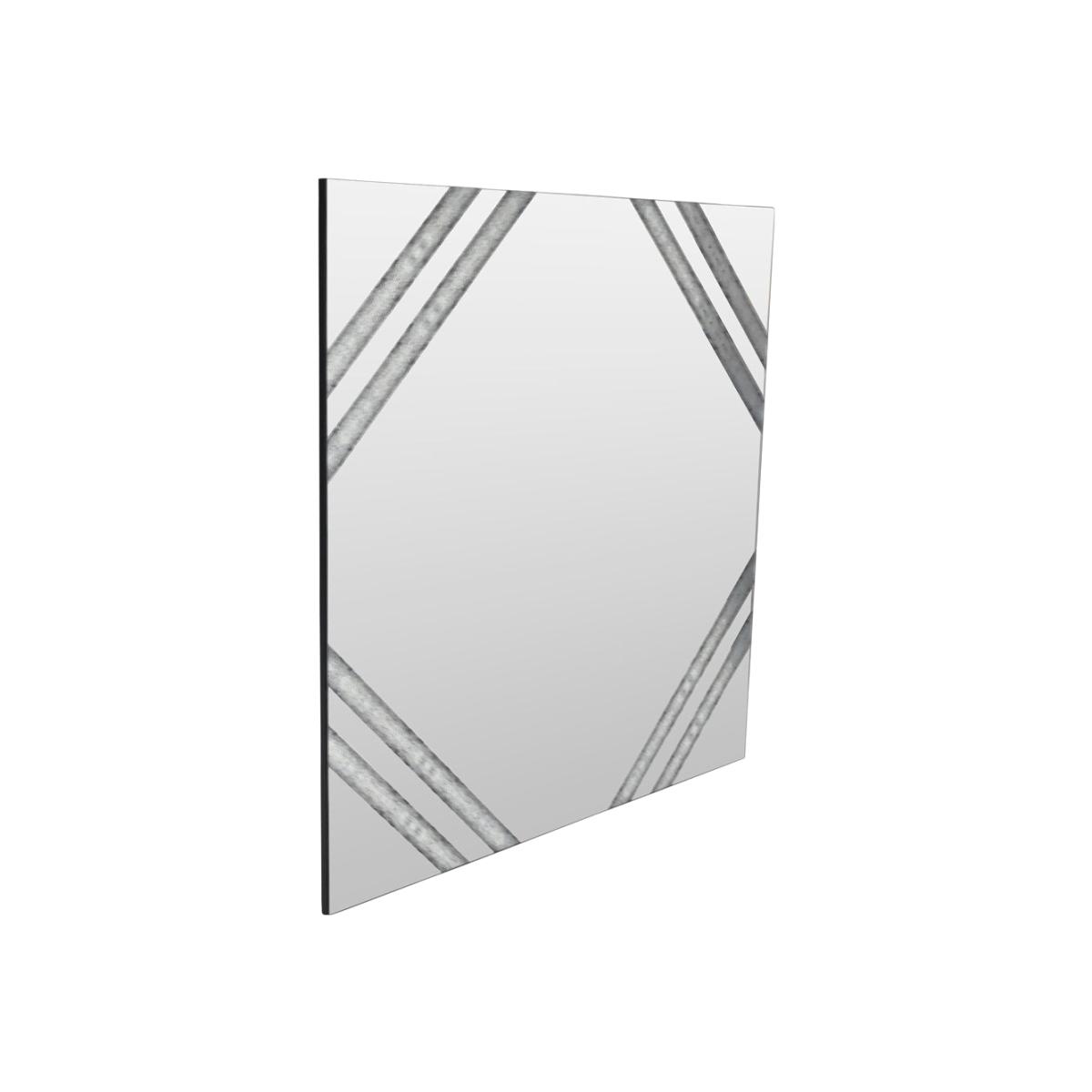 Libra Lexington Antiqued Square Wall Mirror – image 1