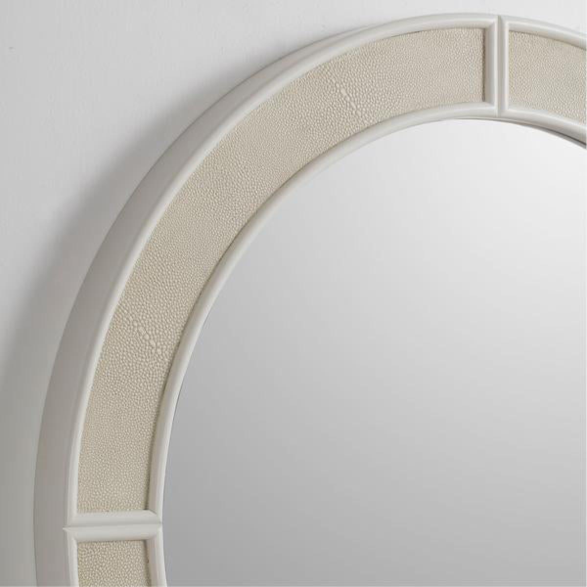 Andrew Martin Alice Wall Mirror White Round – image 2