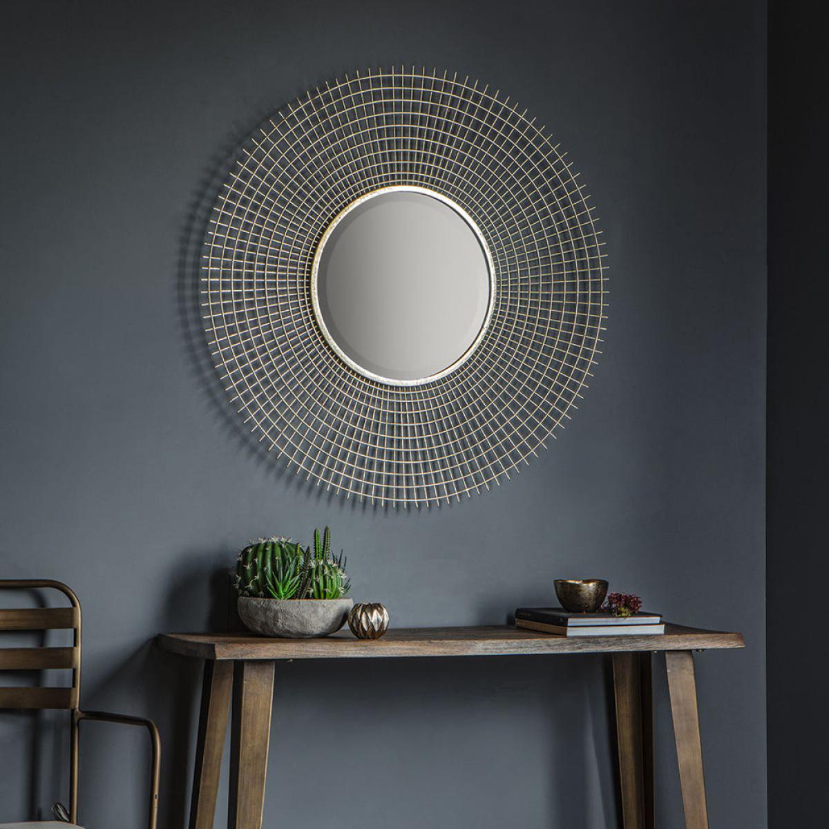 Gallery Interiors Stafford Mirror / Gold – image 7