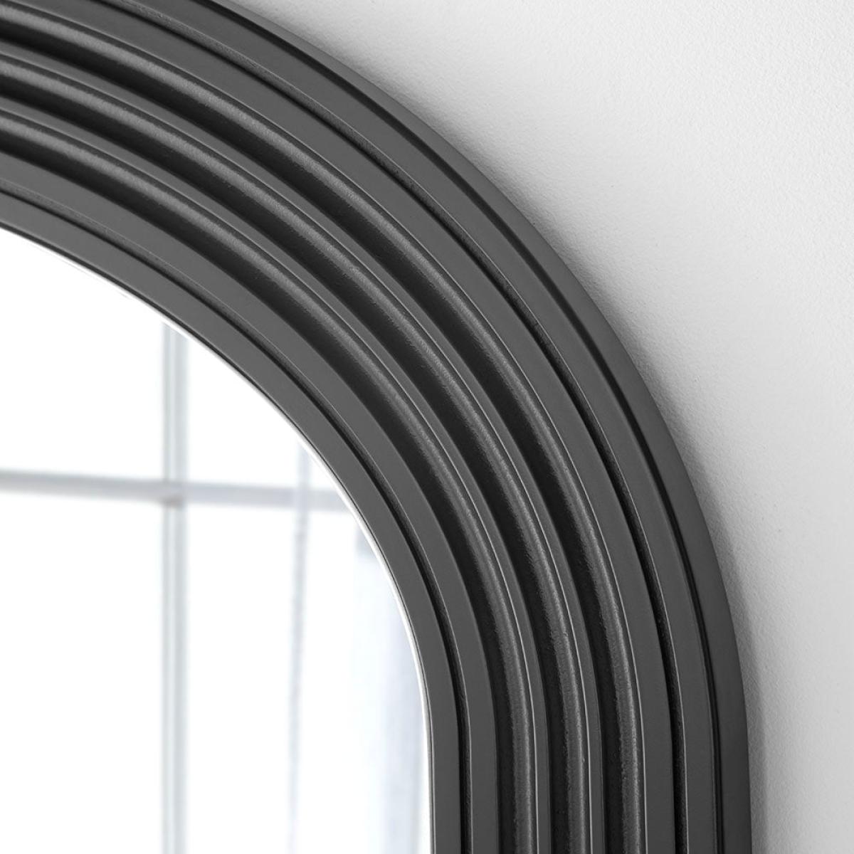Olivia's Atlas Mantle Wall Mirror in Black – image 3