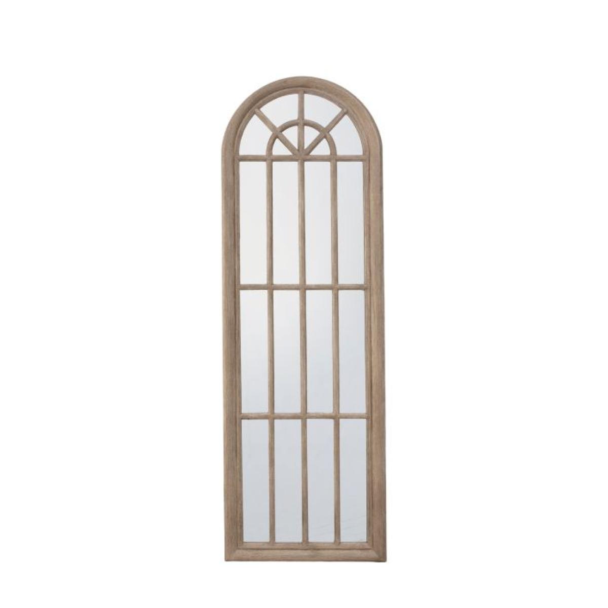 Gallery Interiors Curtis Arched Window Pane Mirror - Gold – image 2
