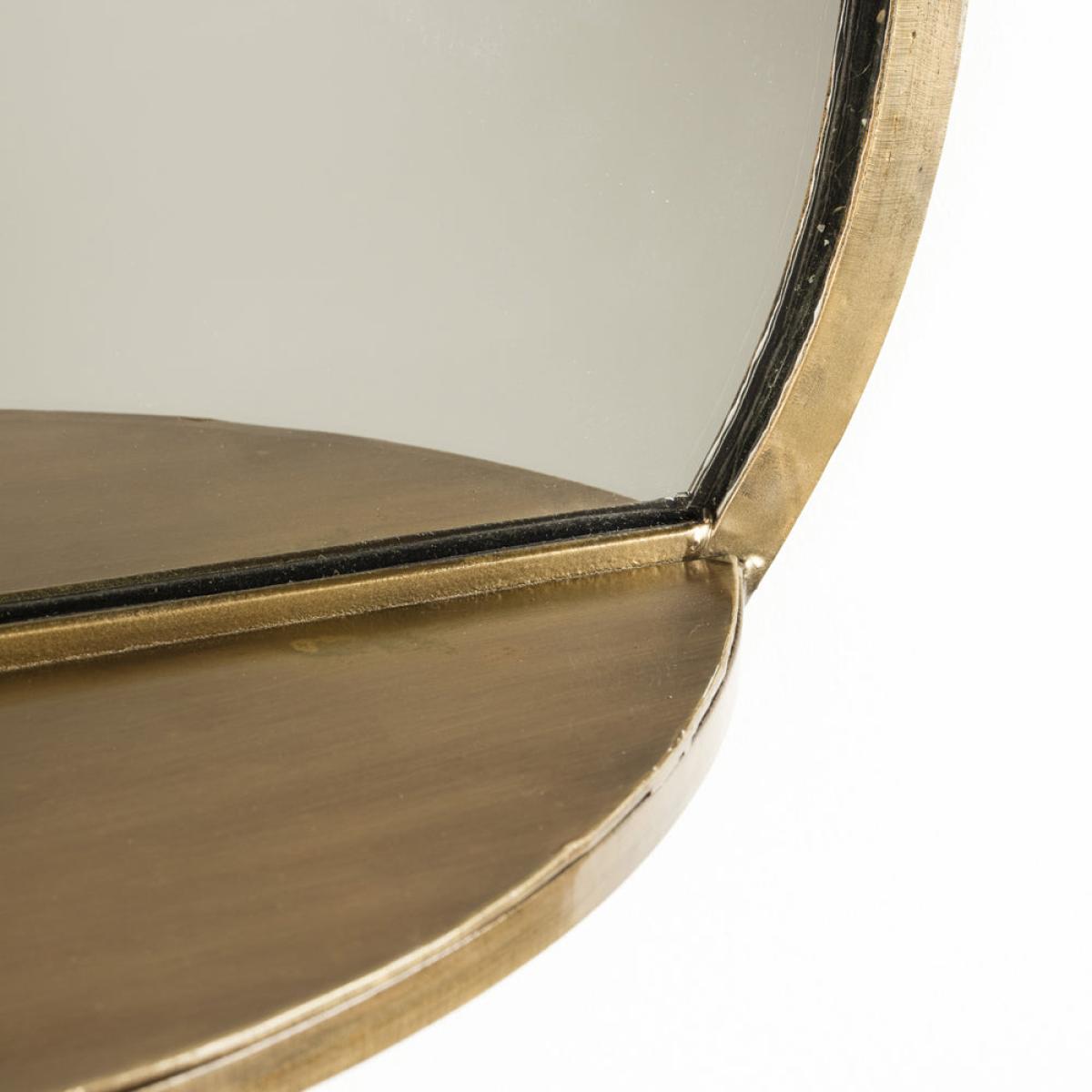Olivia's Nordic Living Collection - Frodi Round Mirror in Brass – image 6
