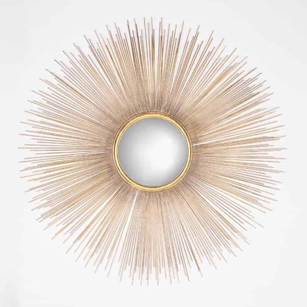 Richmond Cass Gold Round Wall Mirror – image 2