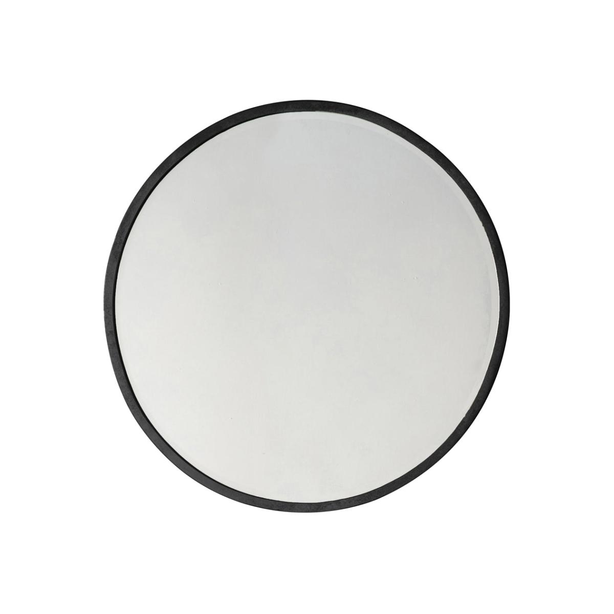 Gallery Interiors Higgins Round Mirror in Black / Large – image 1