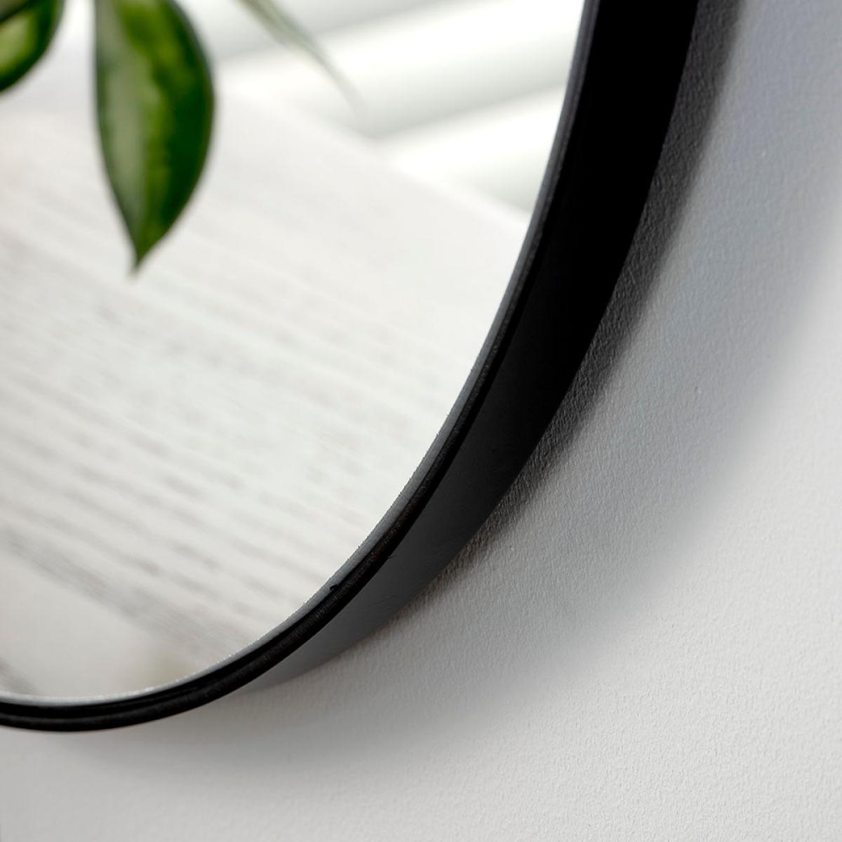 Olivia's Mali Oval Wall Mirror in Black – image 3