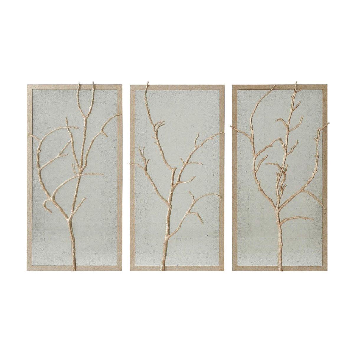 TA Studio Theodore Alexander Wall Mirror Silver – image 1