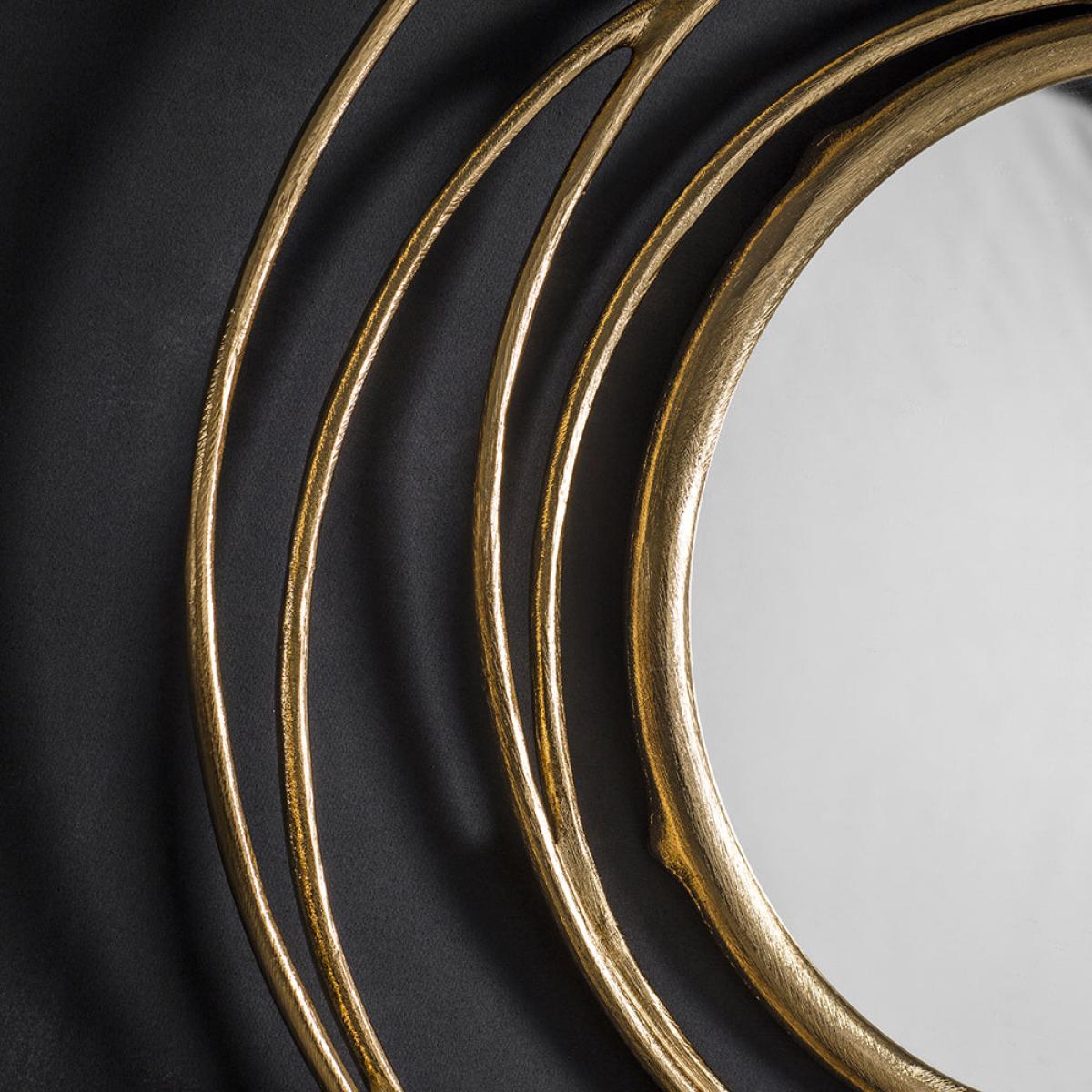 Gallery Interiors Allende Mirror Satin in Gold – image 4