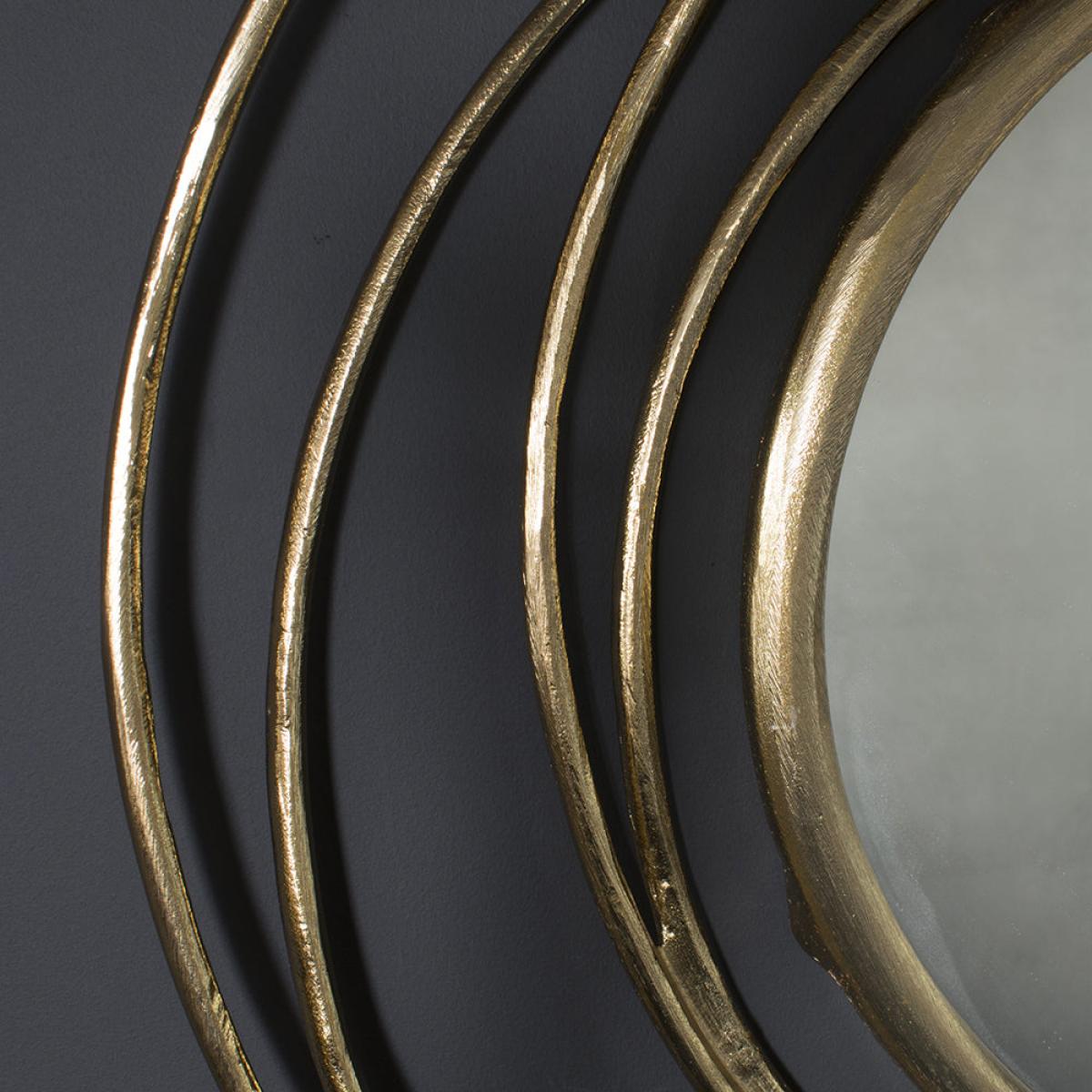 Gallery Interiors Allende Mirror Satin in Gold – image 6