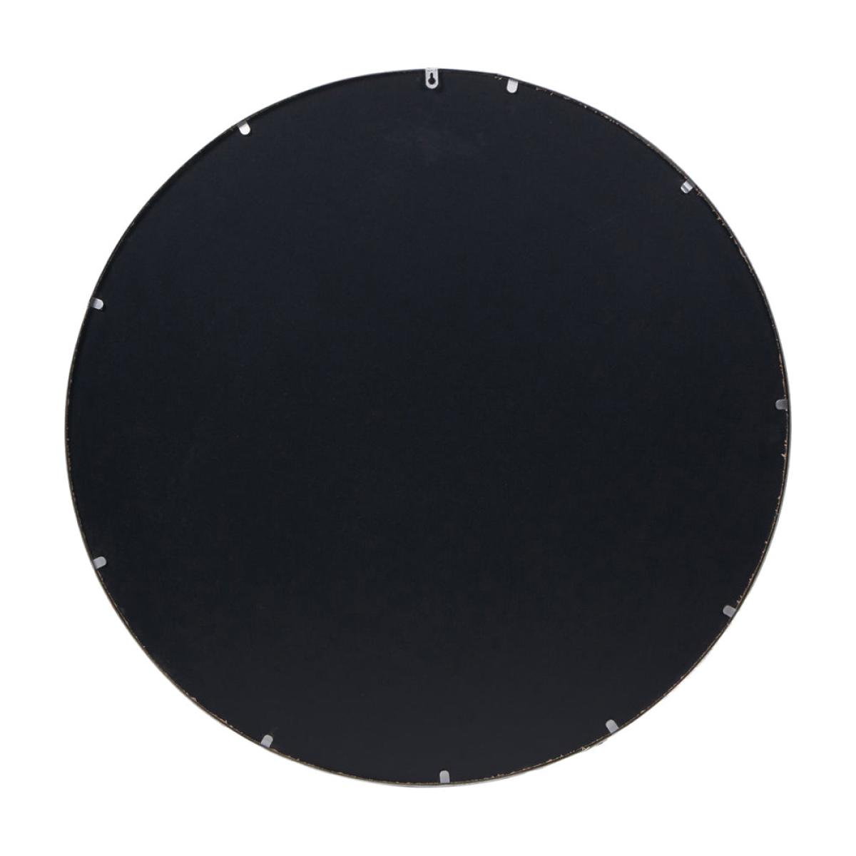 Olivia's Metal 16 Pane Round Wall Mirror in Silver – image 4