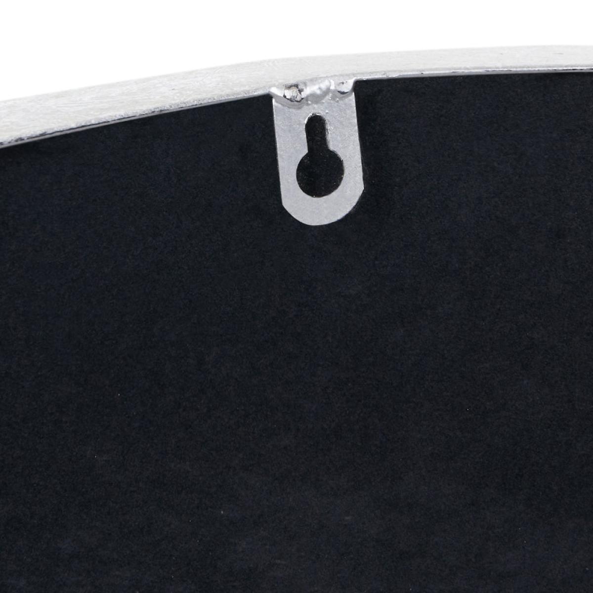 Olivia's Metal 16 Pane Round Wall Mirror in Silver – image 5
