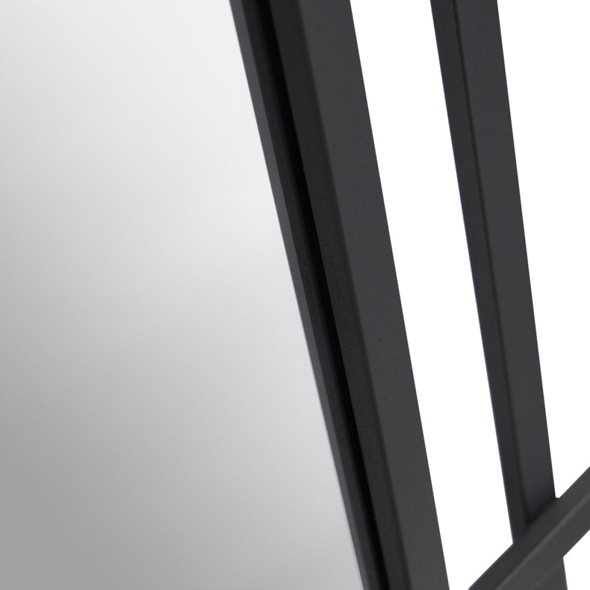Olivia's Chase Metal Rectangular Multi Framed Wall Mirror in Black – image 8