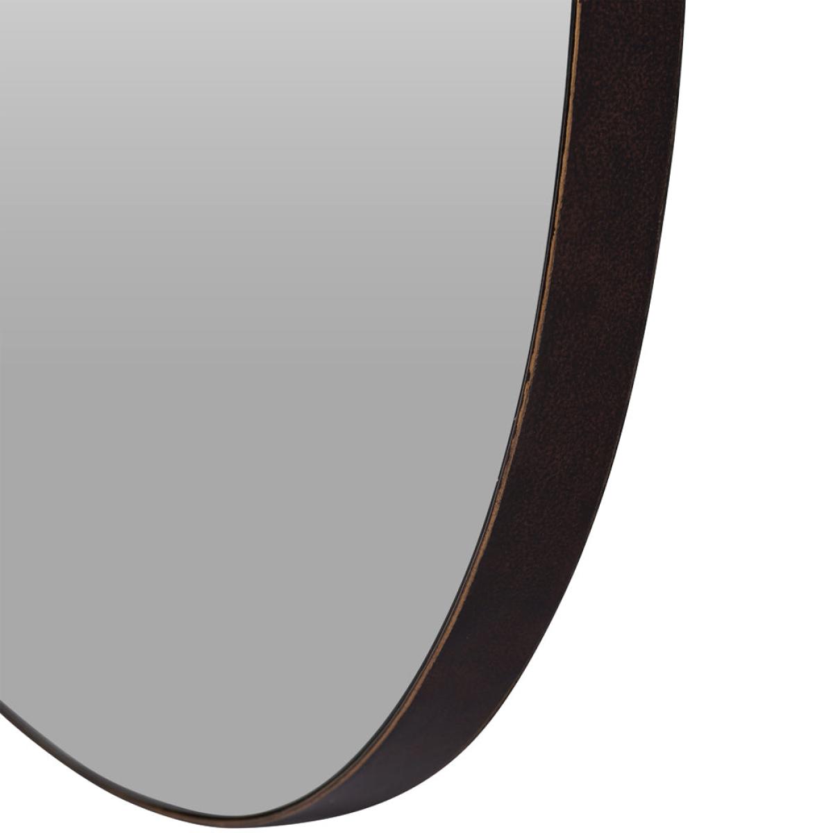 Libra Interiors Sabina Medium Vintage Bronze Mirror – image 5