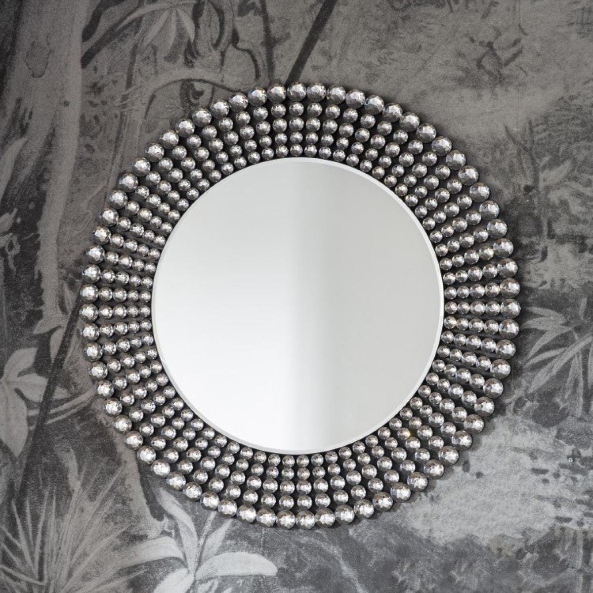 Gallery Direct Sharrington Round Wall Mirror | Outlet / Grey / Round – image 2