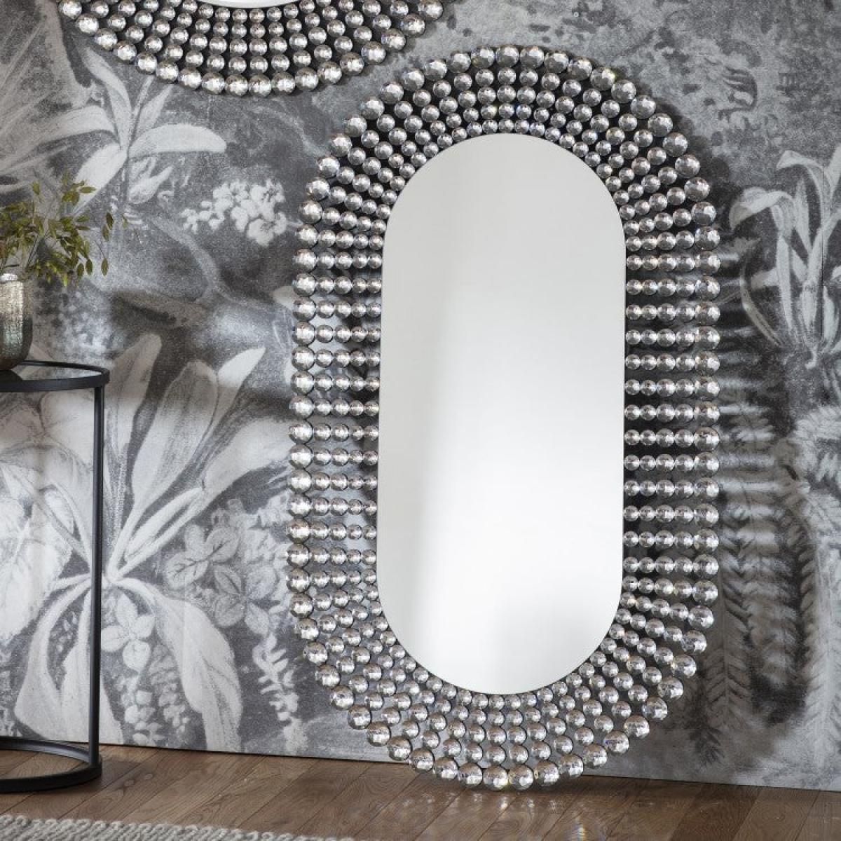Gallery Direct Sharrington Round Wall Mirror | Outlet / Grey / Round – image 1
