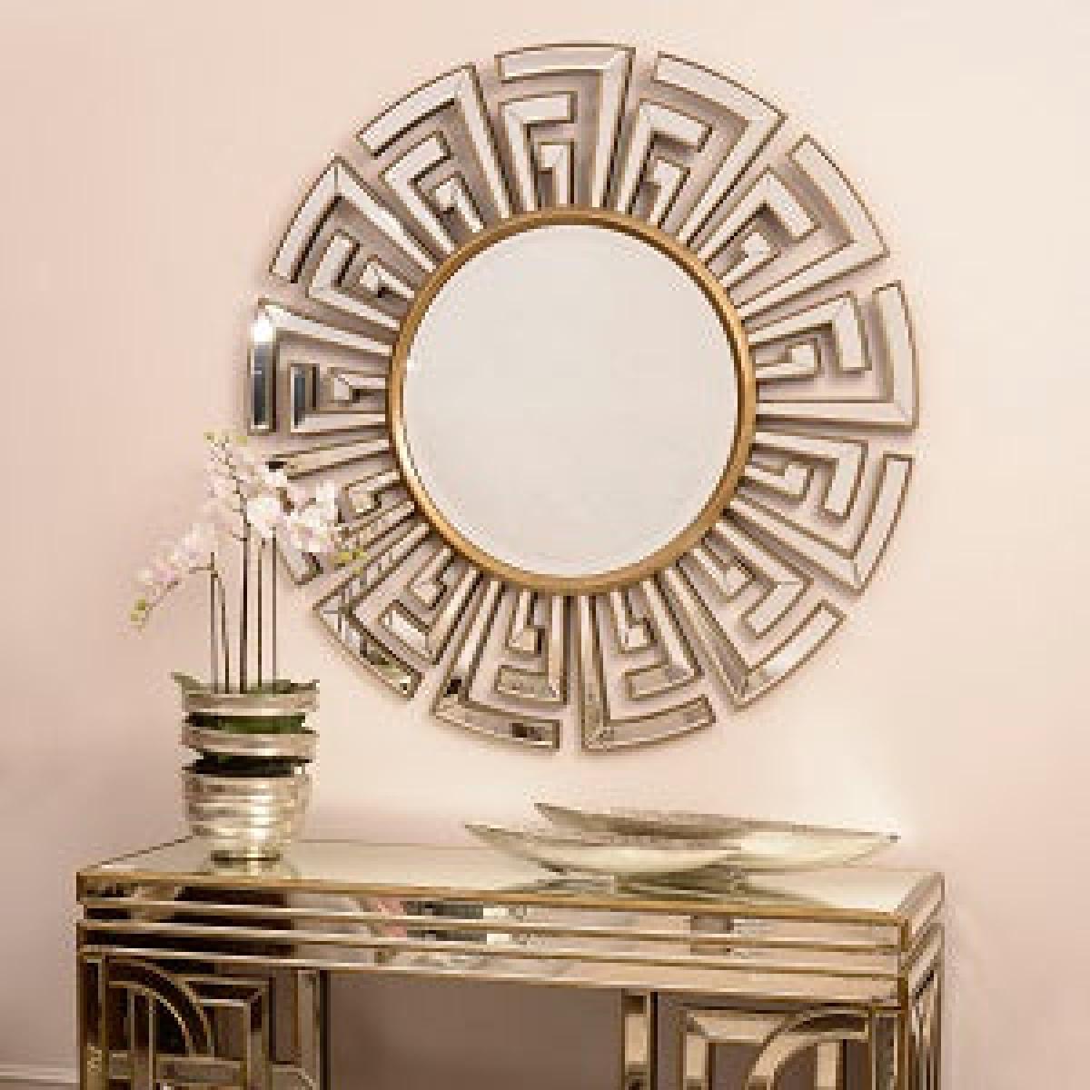 Libra Claridge Deco Round Mirror – image 5