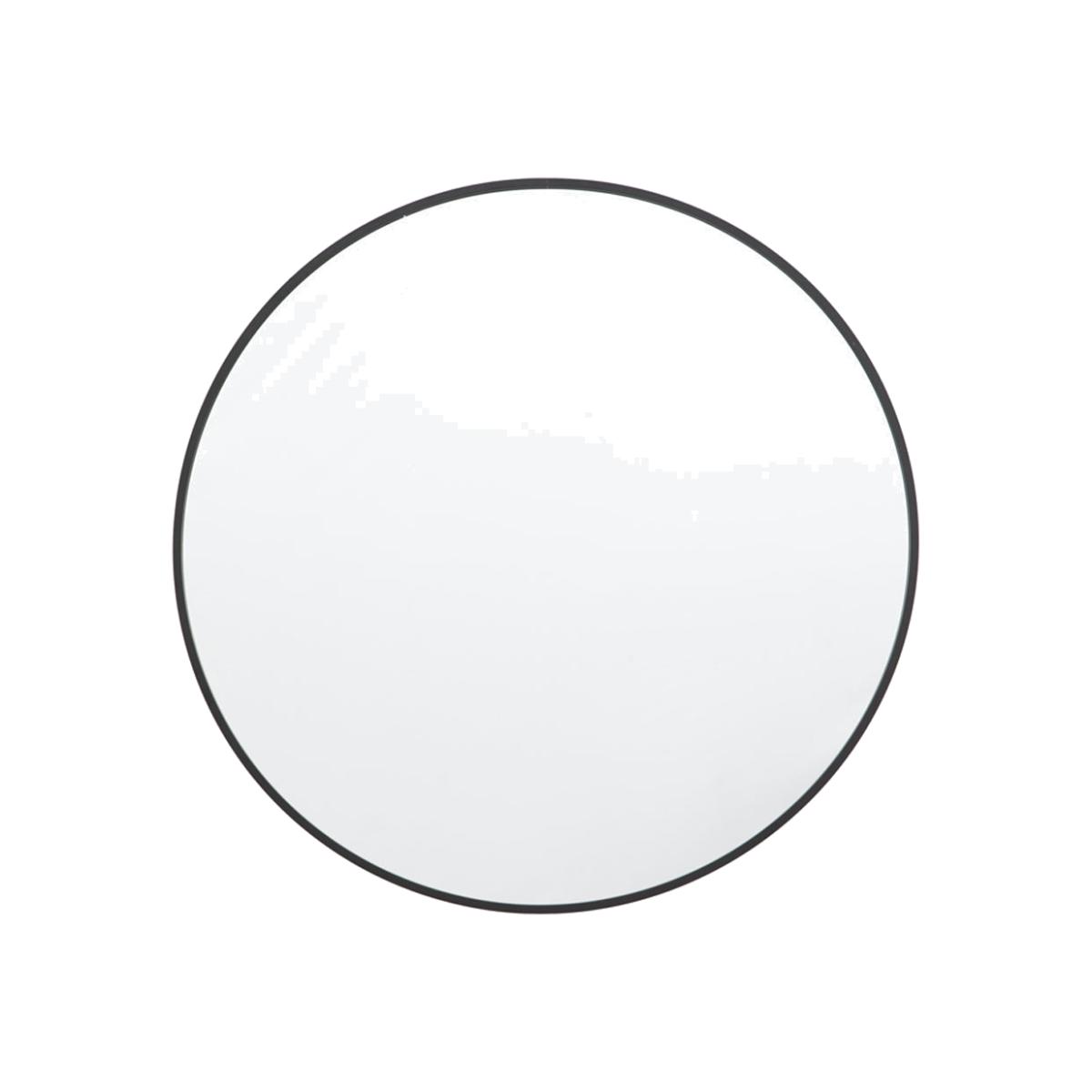 Gallery Interiors Yarlett Round Wall Mirror in Black – image 1