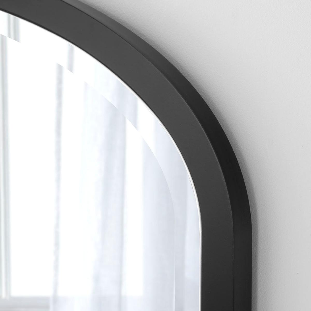 Olivia's Amara Mantle Wall Mirror in Black – image 4