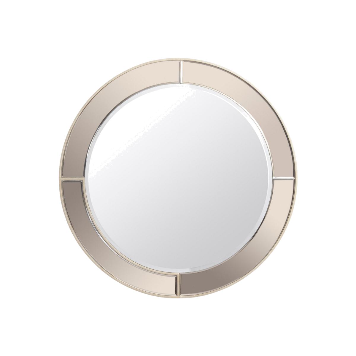 Libra Claridge Ecliptic Lustre Wall Mirror Brown – image 1