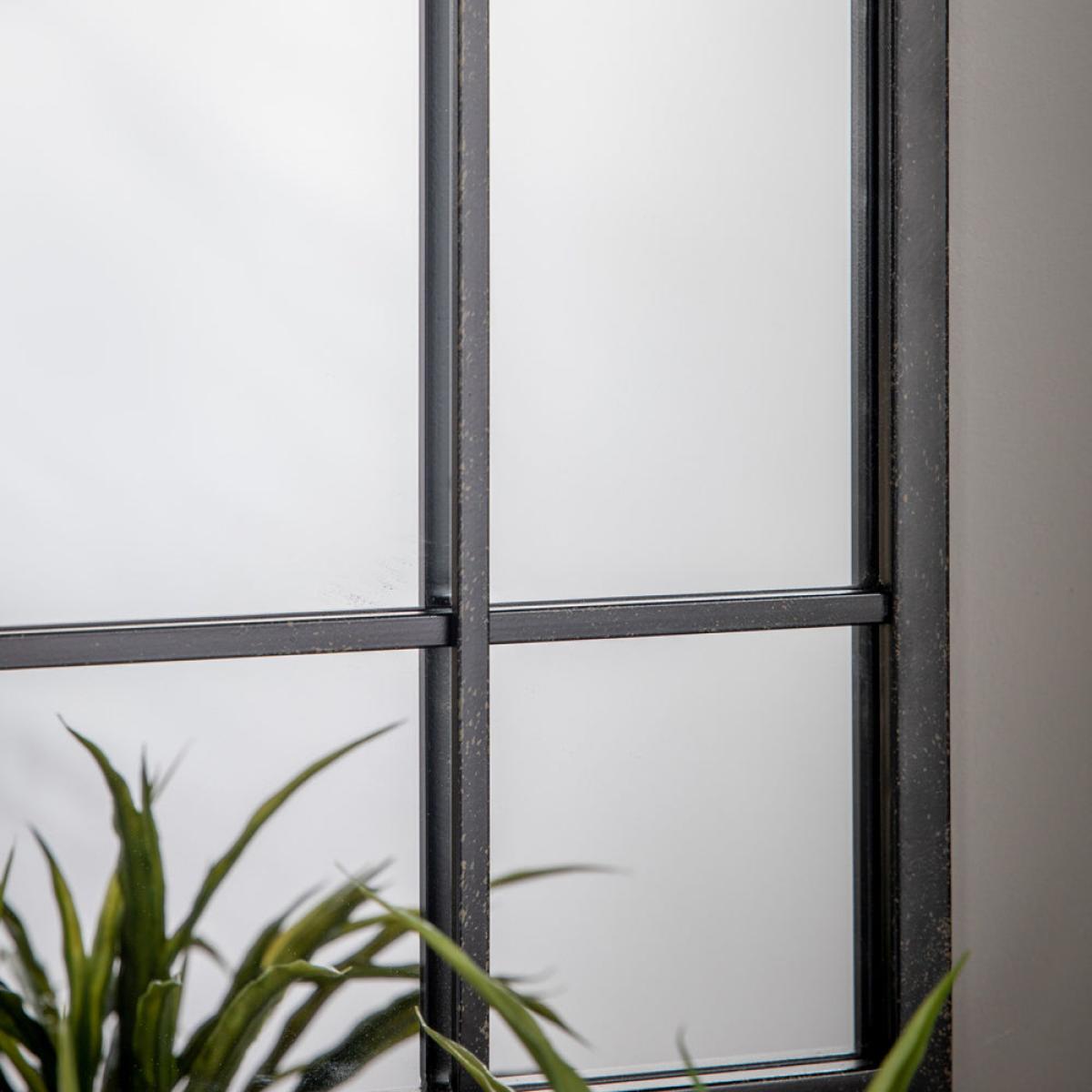Gallery Interiors Martinez Wall Mirror Black – image 3