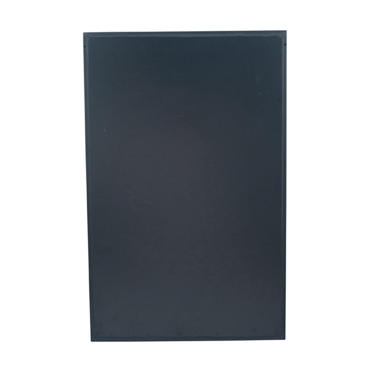 Olivia's Metal 6 Pane Mirror with Foxed Glass in Matt Black – image 4