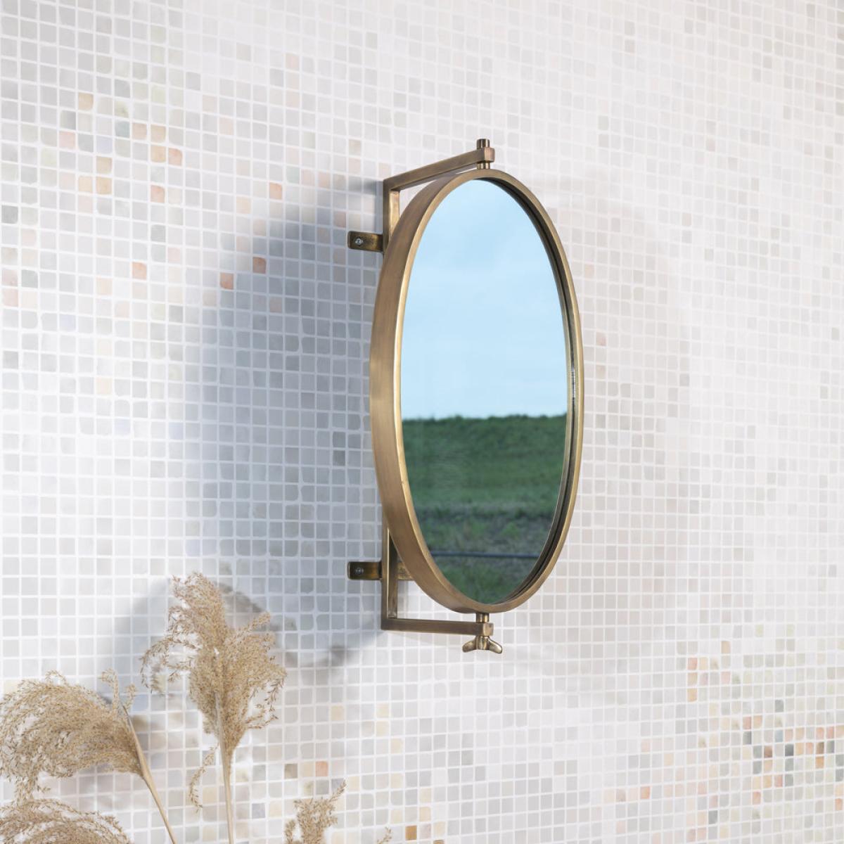 Olivia's Nordic Living Collection - Lasse Wall mirror in Brass – image 3