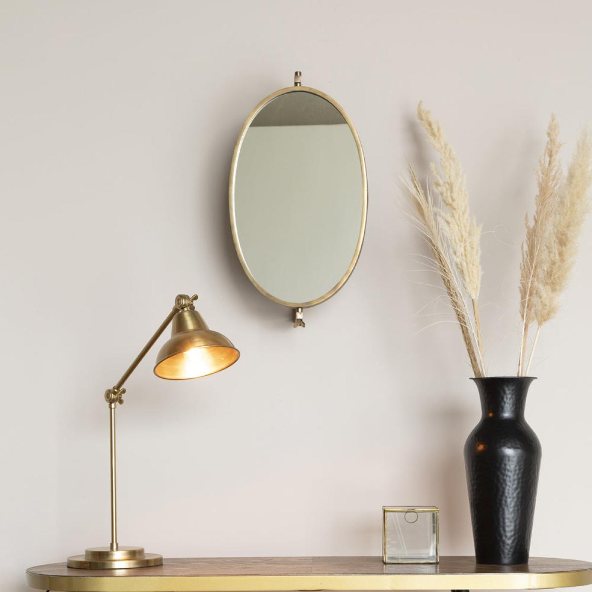 Olivia's Nordic Living Collection - Lasse Wall mirror in Brass – image 4