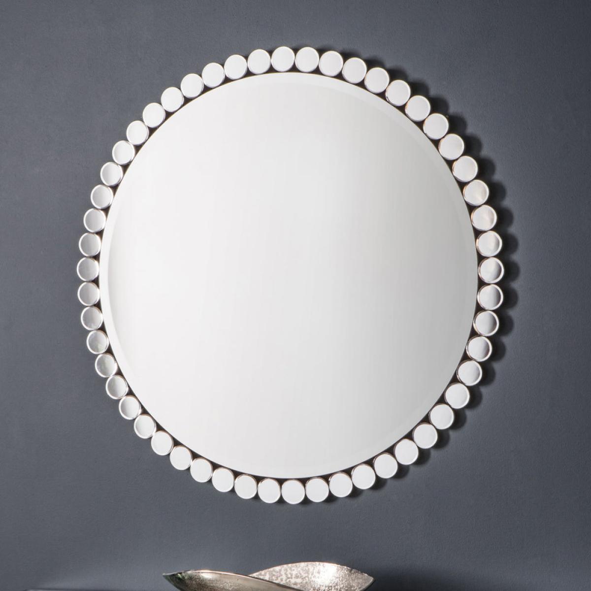 Gallery Interiors Linz Mirror / Silver / Small – image 3